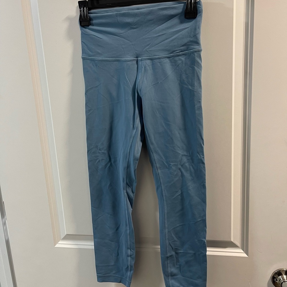 Lululemon Blue High-Waisted Leggings Size 6